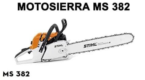 MOTOSIERRA  MS382 PROFESIONAL STIHL