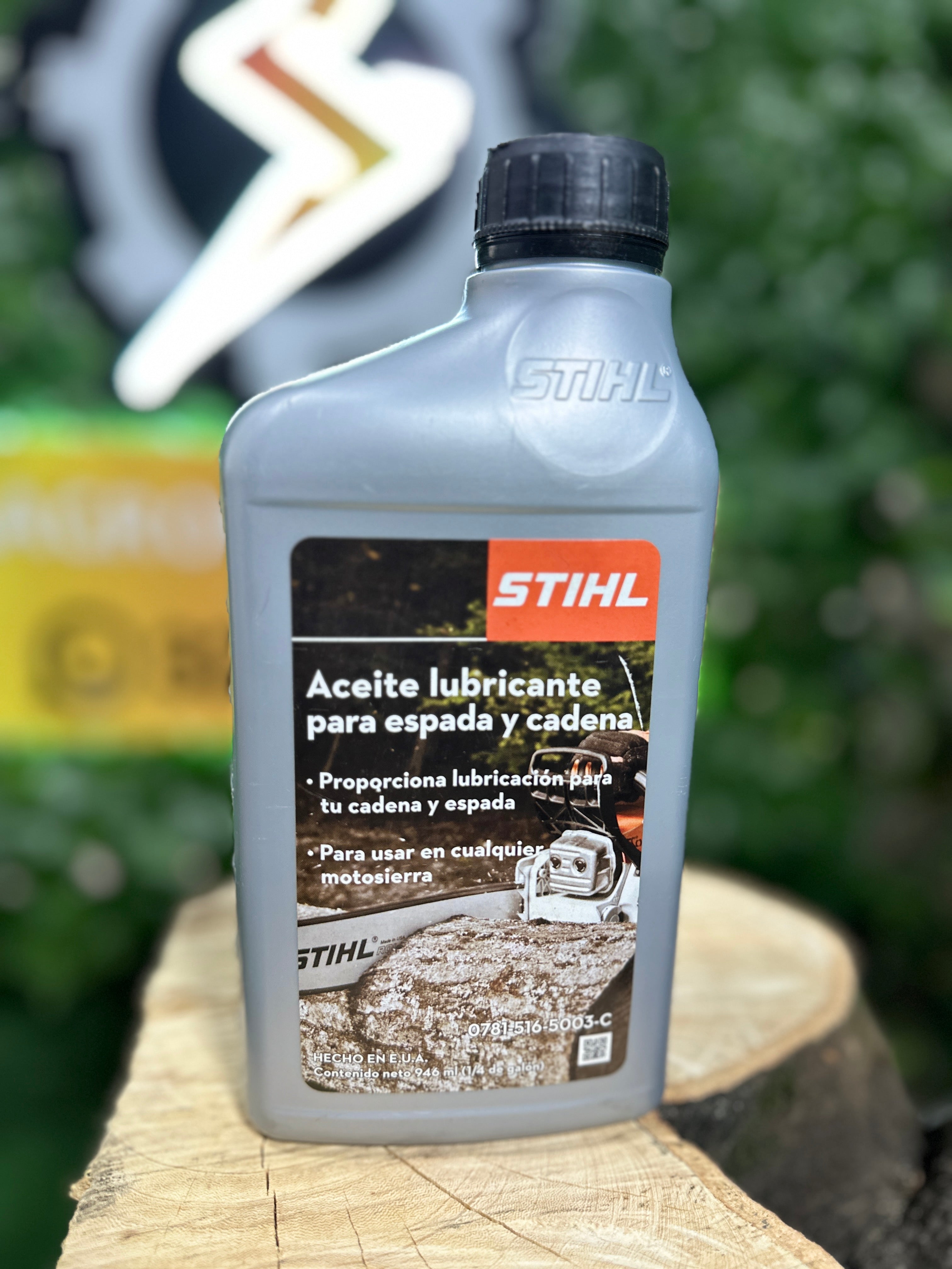 ACEITE LUBRICANTE PARA ESPADA Y CADENA